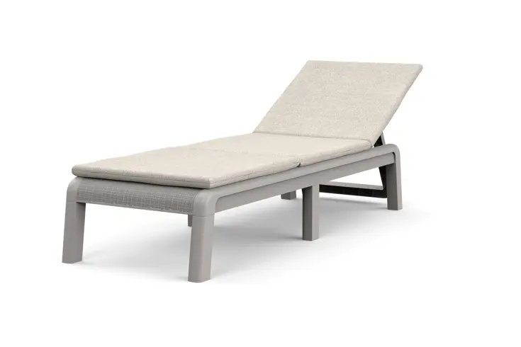 Mallorca Ligbed Soft Beige - 187.5x58x29cm