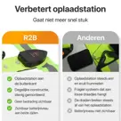 R2B Hardloopvest oplaadbaar - Geel