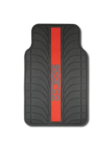 Automatten Set Sparco Rubber - Rood