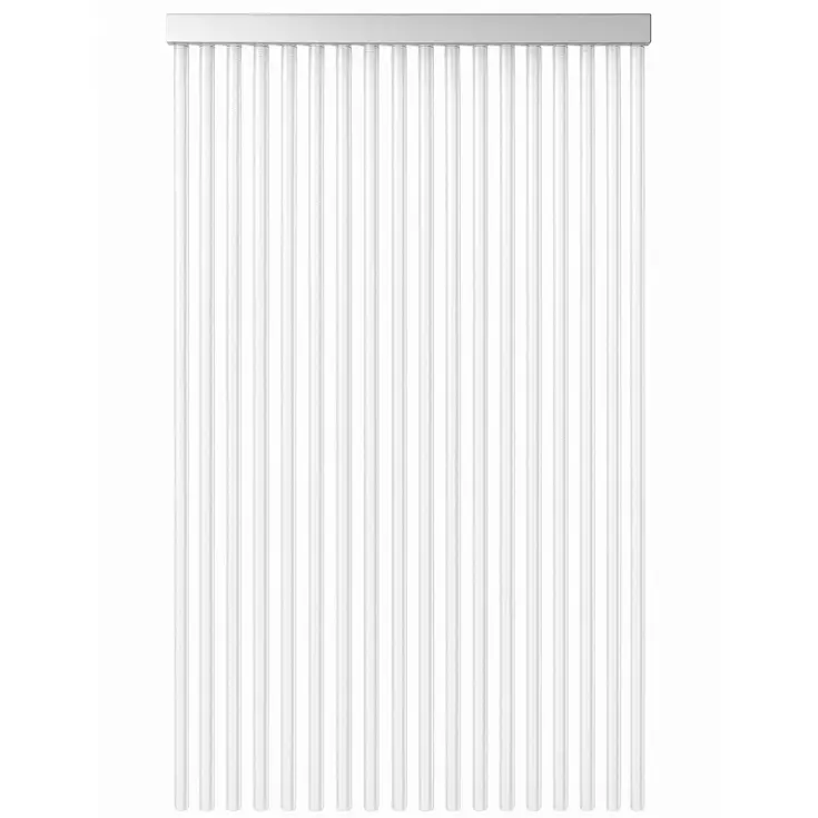 Deurgordijn - 90x220 cm Wit - Pvc -
