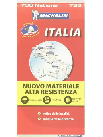 Michelin wegenkaart National 796 Italië