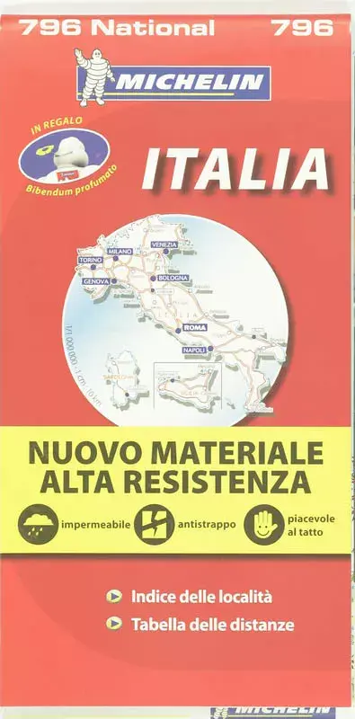 Michelin wegenkaart National 796 Italië