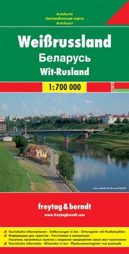 Wegenkaart Wit-Rusland