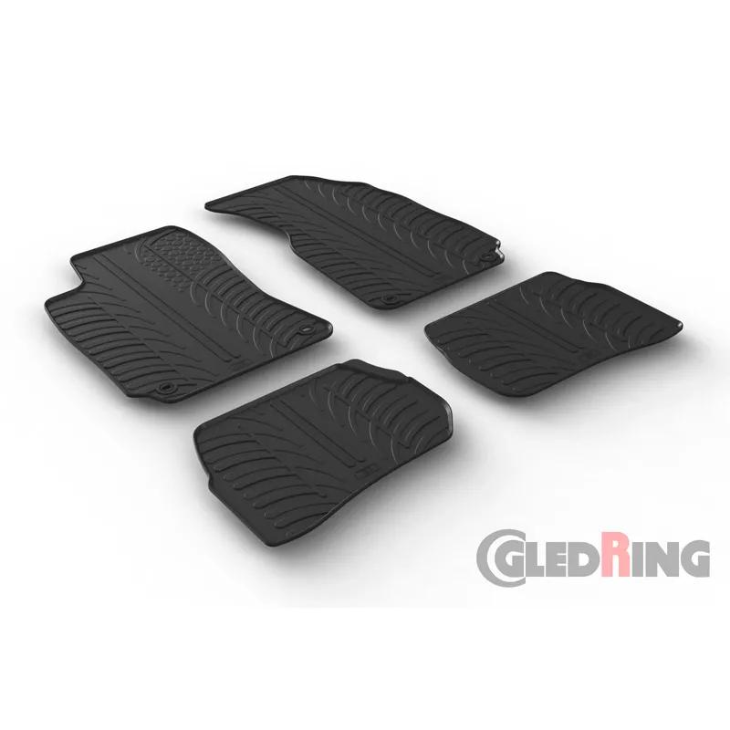 Gledring Volkswagen Passat 3B/3BG 1996-2004 - Rubbermatten - Zwart