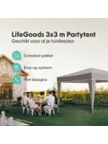 Partytent – 3x3 m