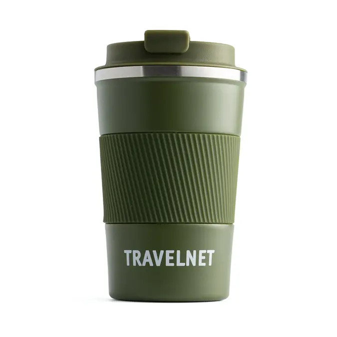 Travelnet thermosbeker voor onderweg - 380 ml