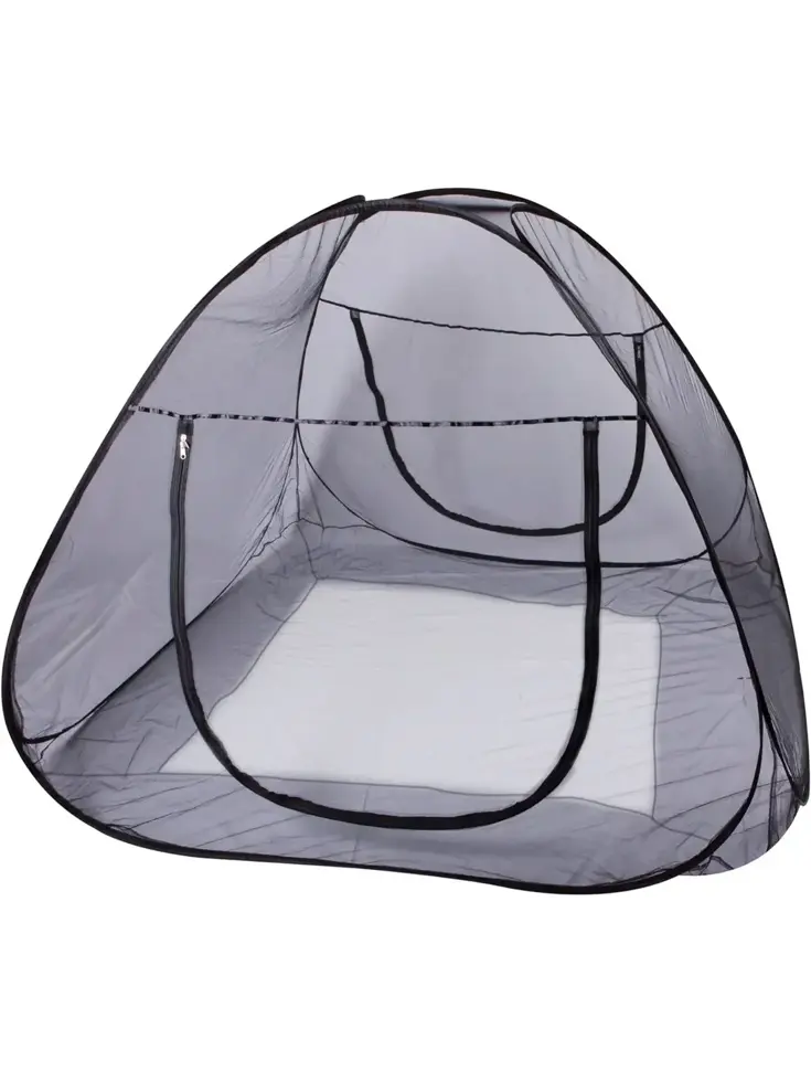 Bedtent Pop Up klamboe - 200x180cm - Zwart