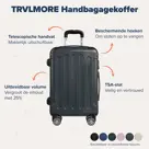 TRVLMORE Handbagage Koffer - 45L