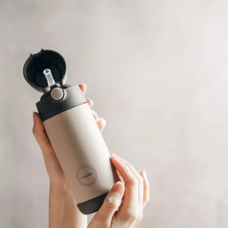 Thermosfles AYA&IDA Drinking Bottle Kids straw 350