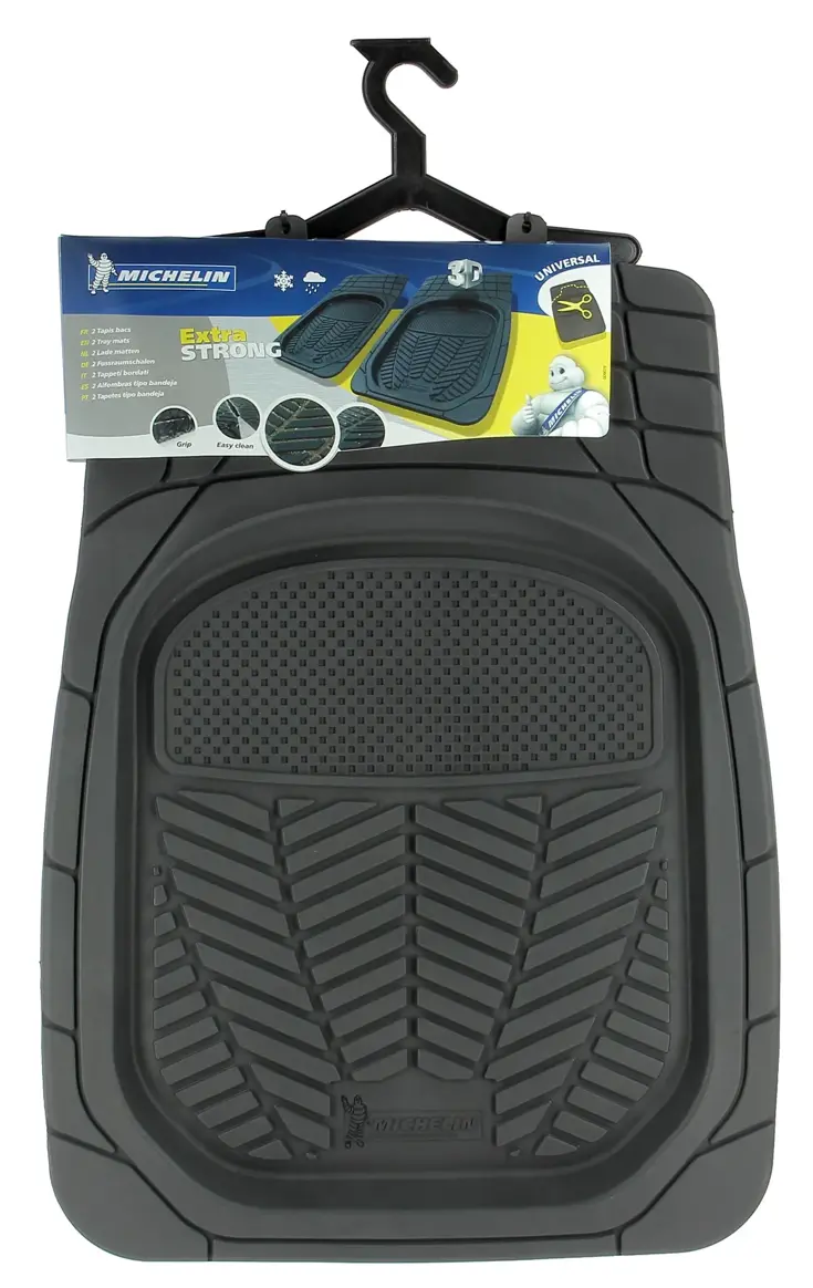 2 Universele Automatten 3D - Rubber