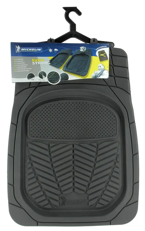 2 Universele Automatten 3D - Rubber