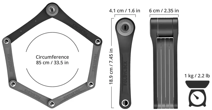 Vouwslot Foldylock 85 Compact