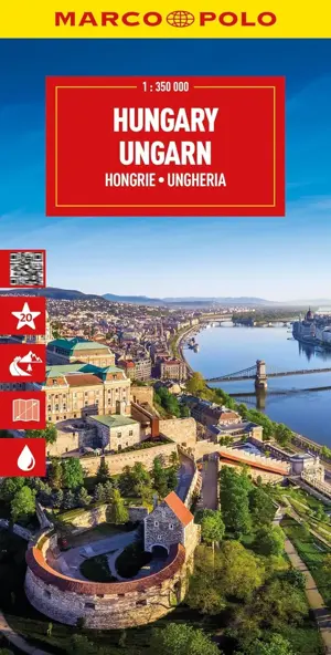 Wegenkaart Hongarije