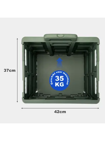 Boodschappenkrat - 50L - Met Deksel