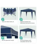 Partytent Plus – 3x3 m – Blauw