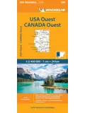 Kaart Regional 585 USA West - Canada West