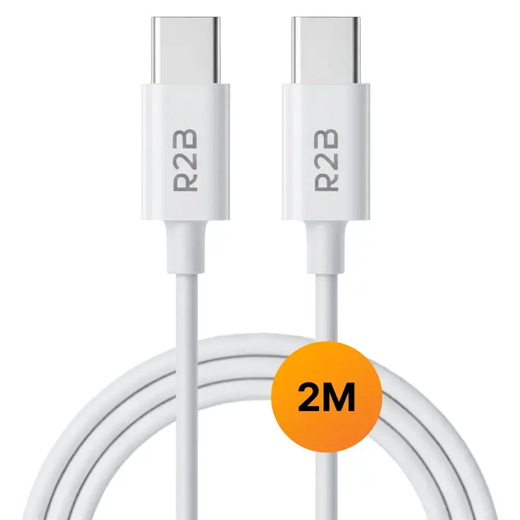 USB-C naar USB-C Kabel - 2 Meter