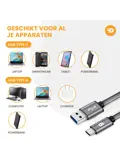 USB naar USB-C Kabel - 1 meter