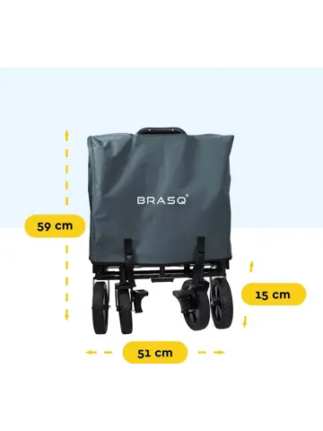 Bolderkar - Opvouwbaar - 80 KG