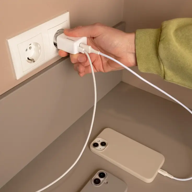 Oplader USB-C & USB - 20W