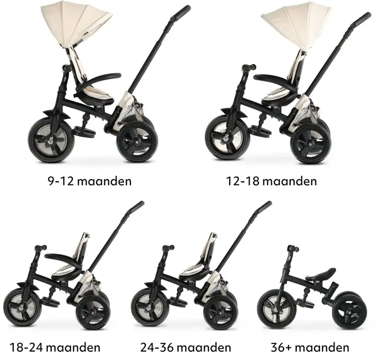 Explorer Luxe Driewieler - Opvouwbaar met mandje