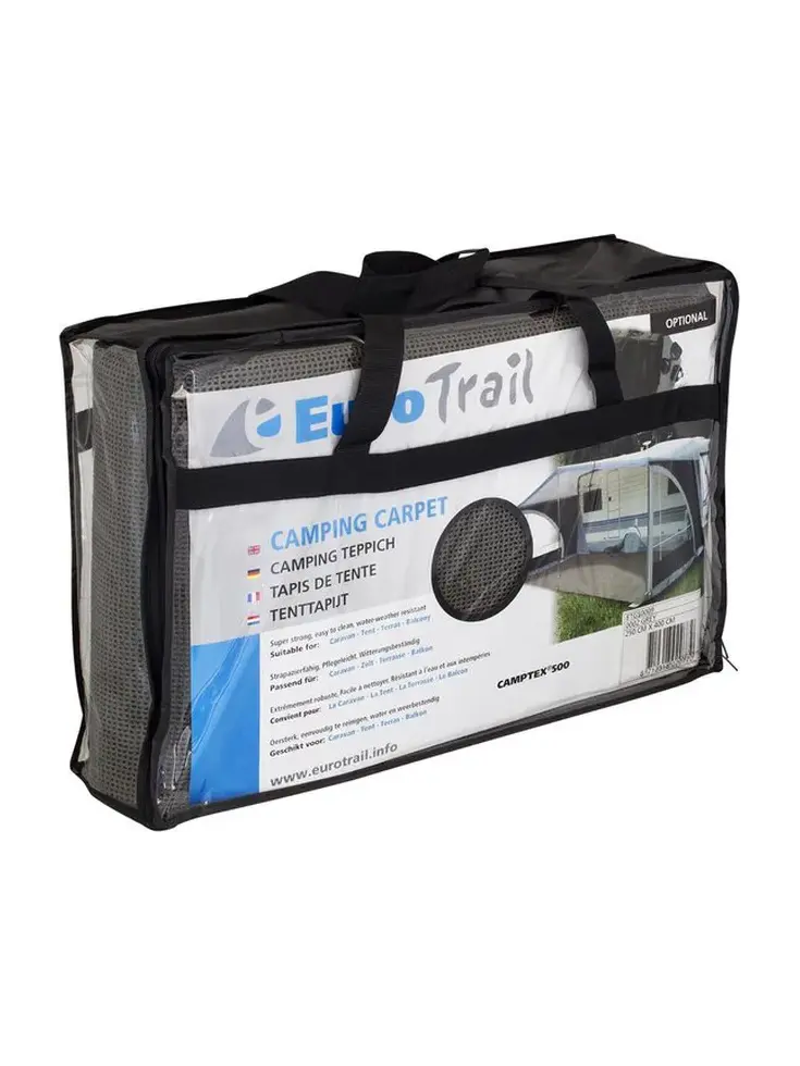 Eurotrail Tenttapijt 300x500 cm Blauw