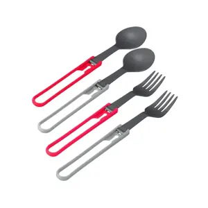 Bestekset 4-delig - 2 Vorken en 2 Lepels