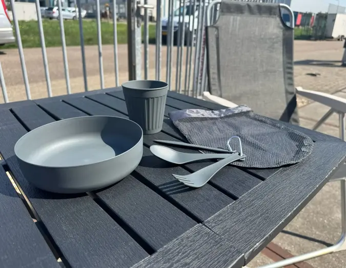 Serviesset Camping - Bestekset - Cuhoc