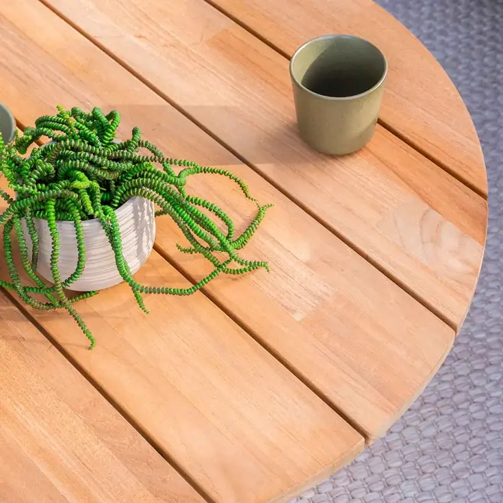 Cosmic grijs - teak Loungetafel 4 Seasons