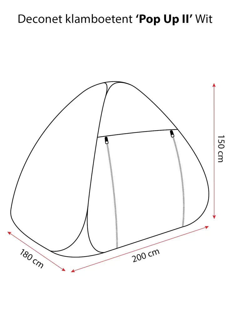 SET 1&2 pers Popup Klamboetent