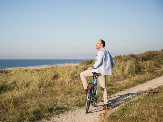 Fietsen aan de kust