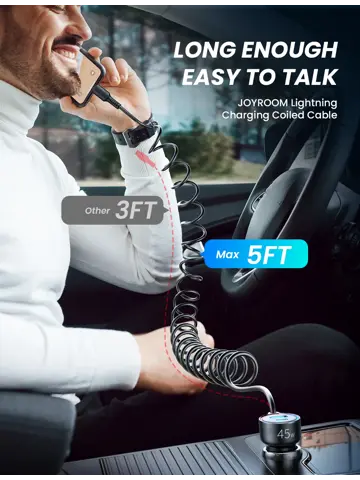 Bedrade Lightning Autolader - Zwart