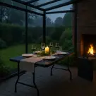 HEM Campingtafel inklapbaar 180x70 cm - Black