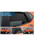 Renault Captur 5 deurs 2013 - Zonneschermen achterportieren - Car Shades