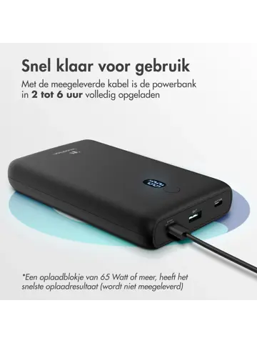 Laptop Powerbank 100W - 20.000 mAh