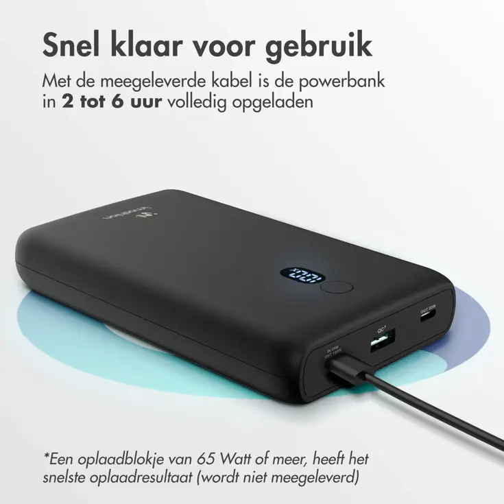Laptop Powerbank 100W - 20.000 mAh