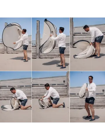 Luxe Pop Up Strandtent XXL - Anti-UV 50+