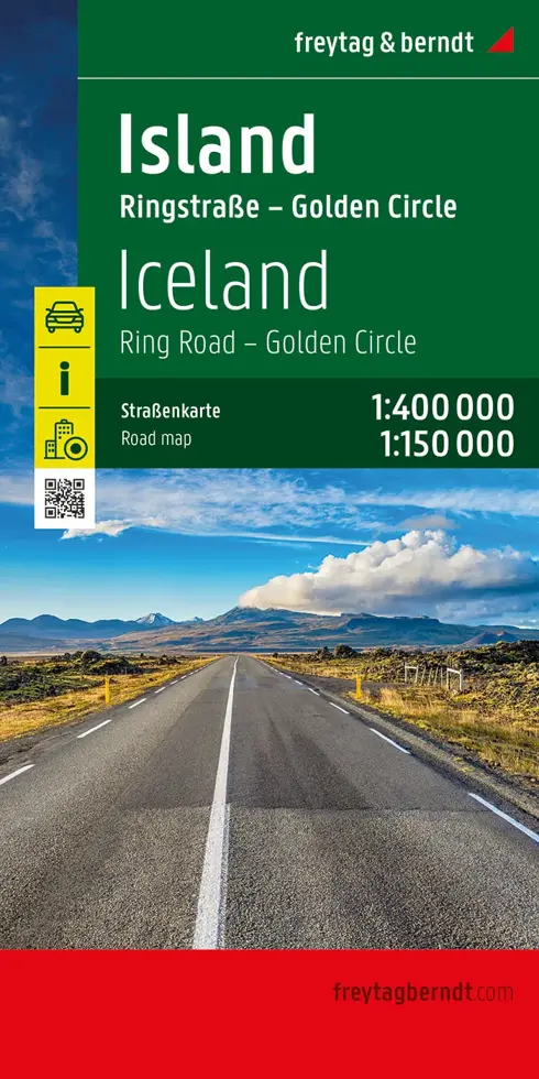 Wegenkaart IJsland