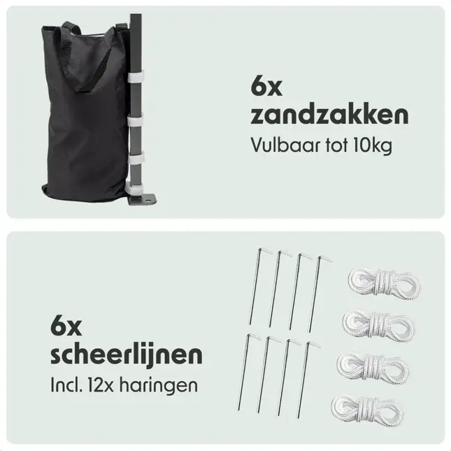 LifeGoods Partytent – 3x6 m