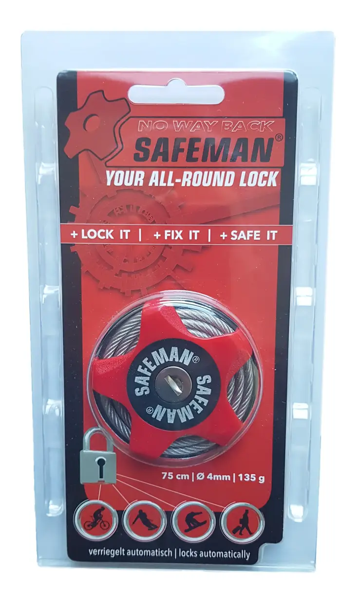 Safeman Gravel en Racefiets fietsslot