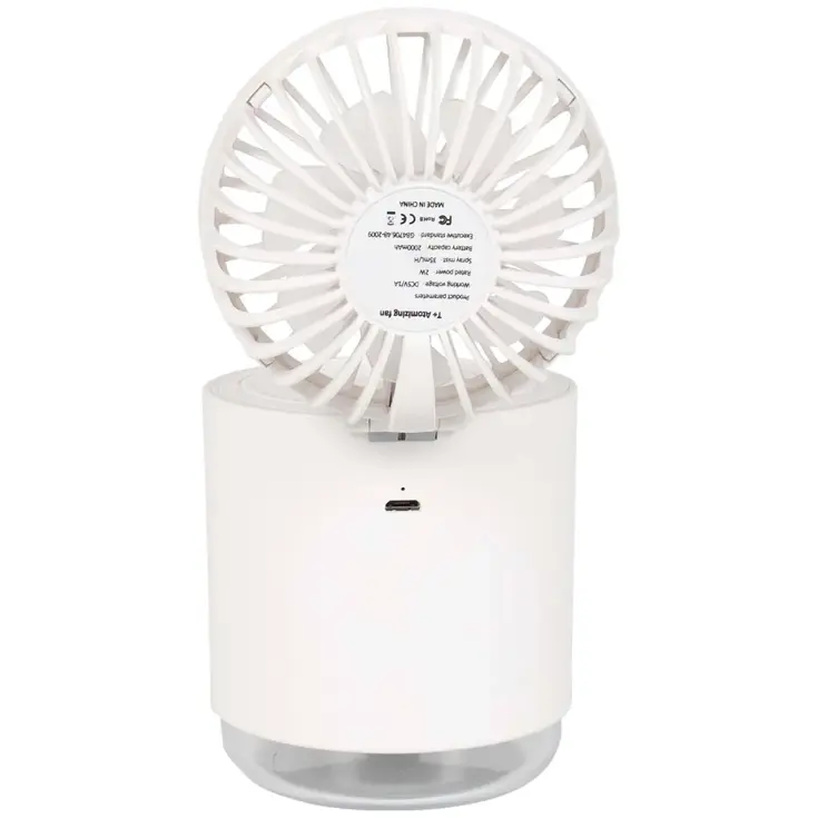 Ventilator met luchtbevochtiger