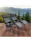 LifeGoods Opvouwbare Tuinstoelen