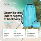 Flightbag vliegtuighoes TSA slot 60–90L – Li Blauw