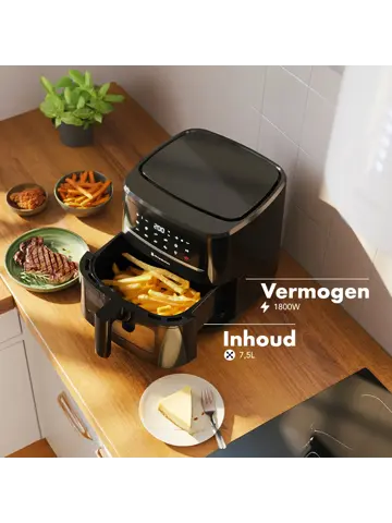 Airfryer XXL – 7,5L – Zwart