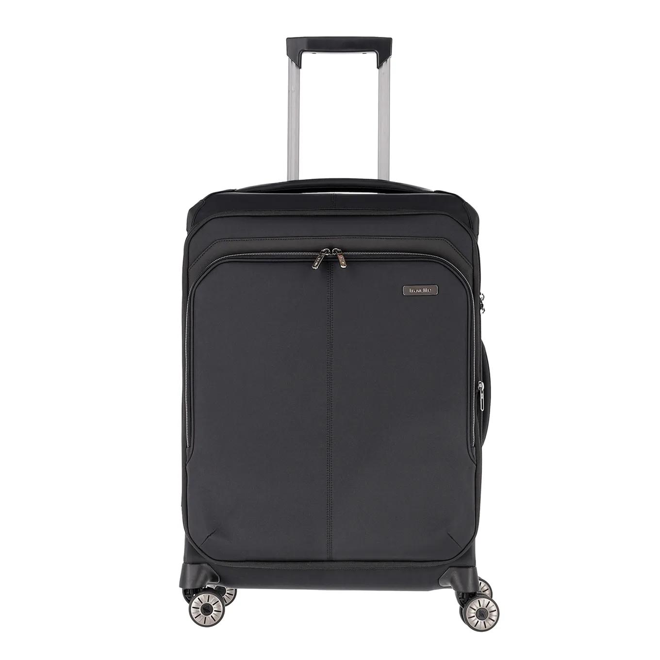 Travelite  Priima 4w trolley m exp. Zwart  Zwart main product image