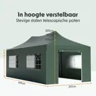 LifeGoods Partytent met Zijwanden– 3x6 m