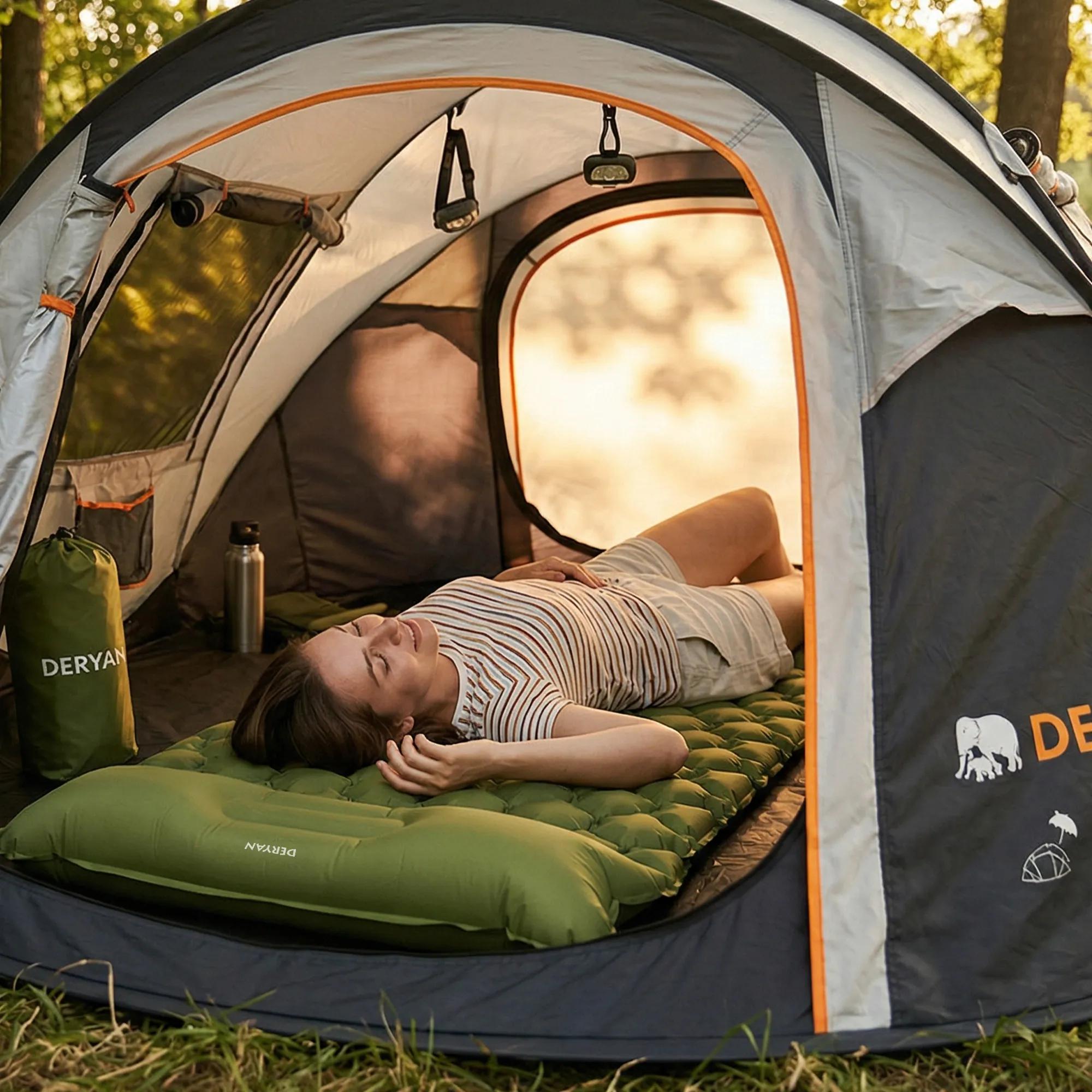Yorkenbe Ducha Portátil Para Campamento Ducha De Campamento Portátil Recargable Ducha De Campamento Con Cabezal De Ducha Portatil Doble Y 2 Modos De