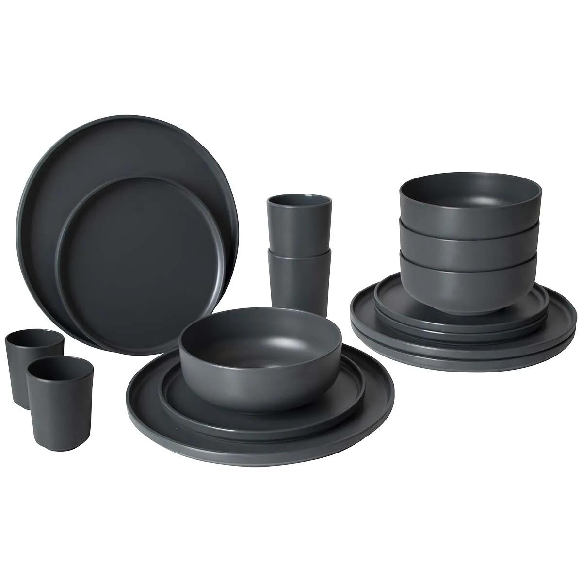 Bo-camp  Servies Patom 16 Stuks  Antraciet main product image