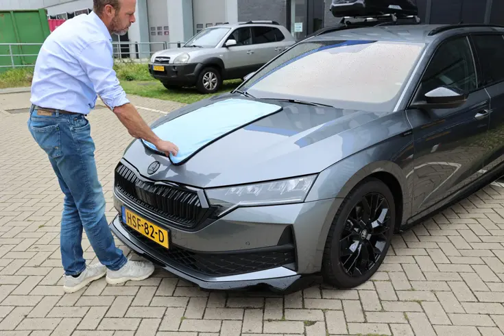 Microvezel droogdoek XL 64x88cm voor auto reinigen