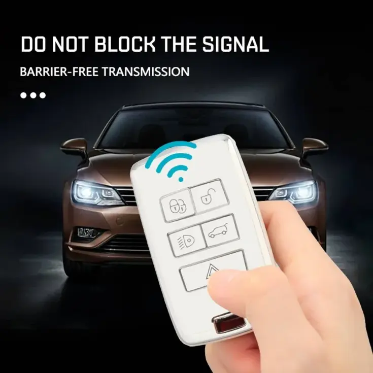 TPU Sleutelhoesje voor Jaguar zwart B5